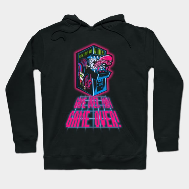 GAME OVER Hoodie by VicNeko